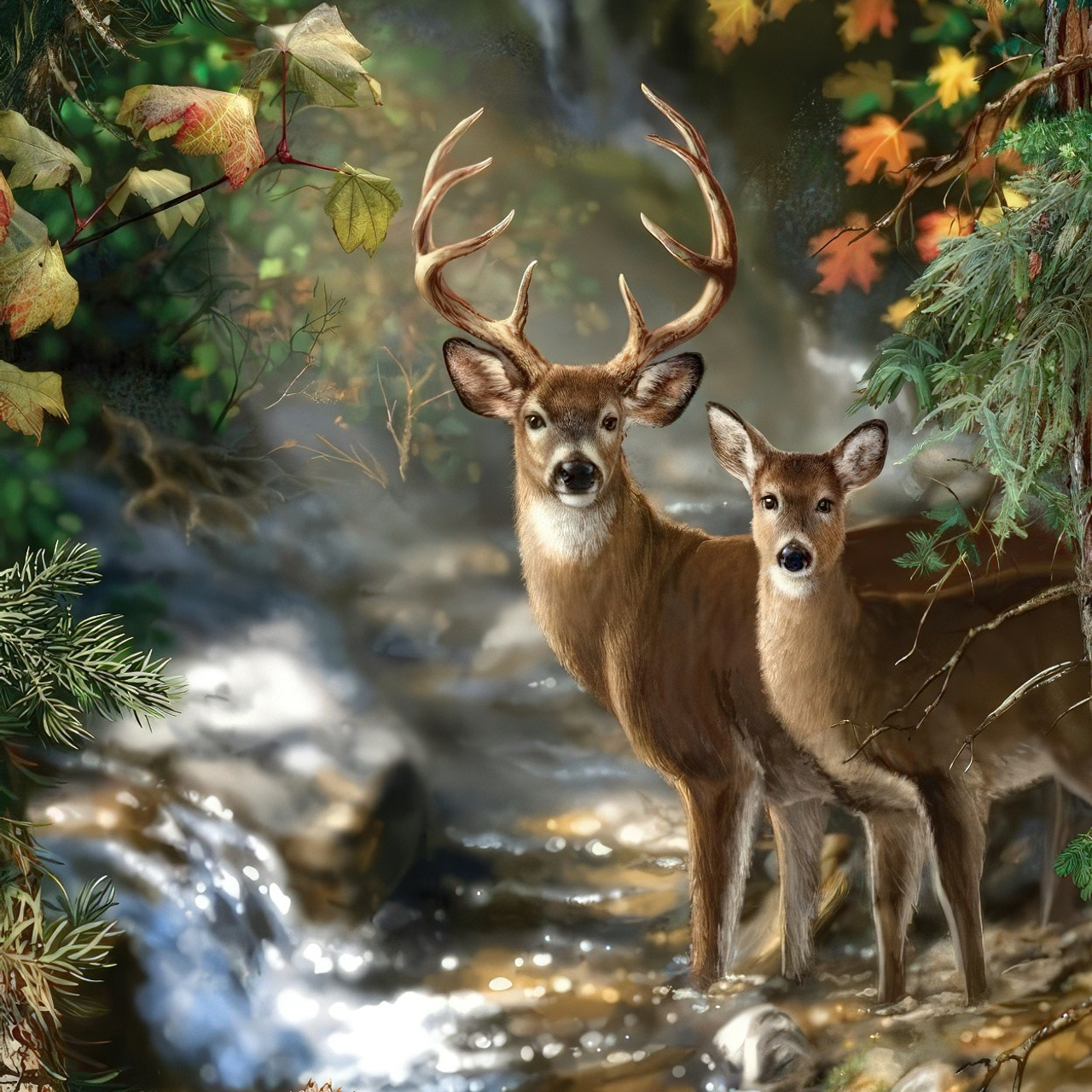 Животные и птицы. Алмазная мозаика CVL