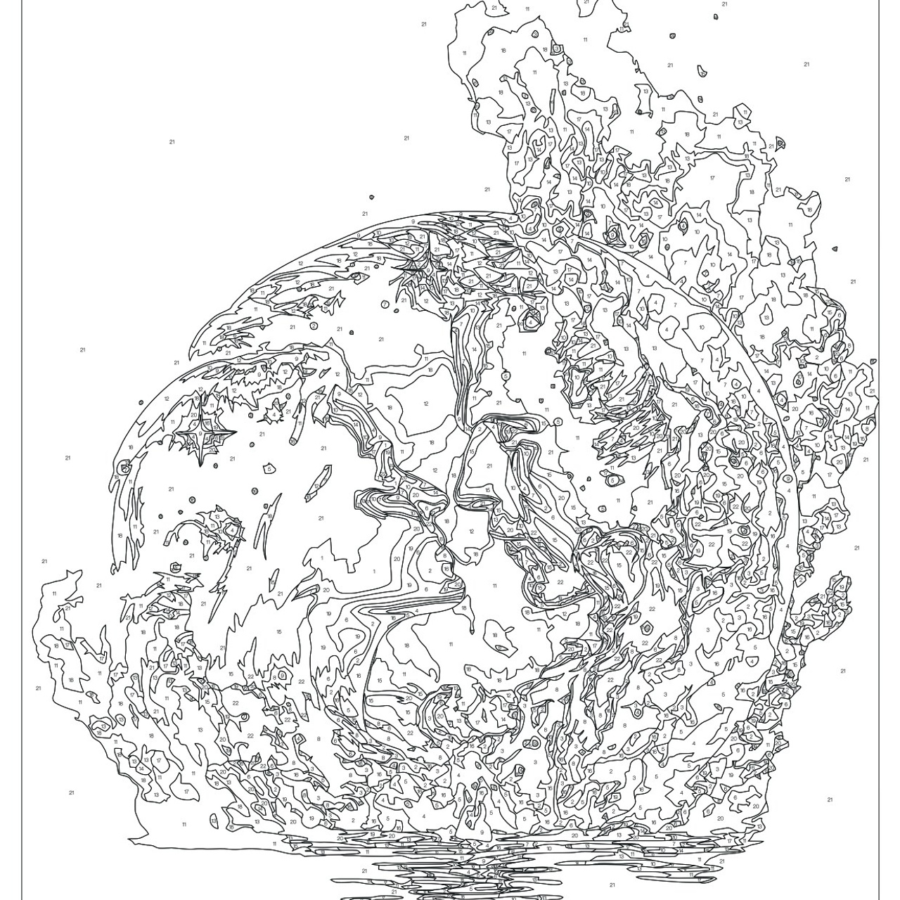 Картины по номерам. Алмазная мозаика CVL