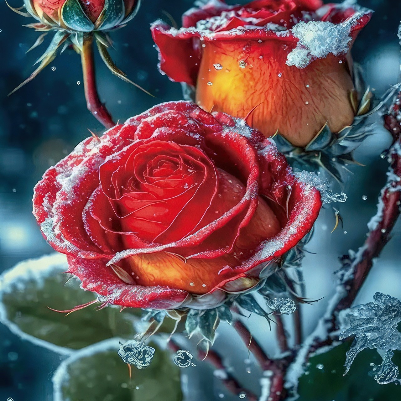 Цветы. Алмазная мозаика CVL