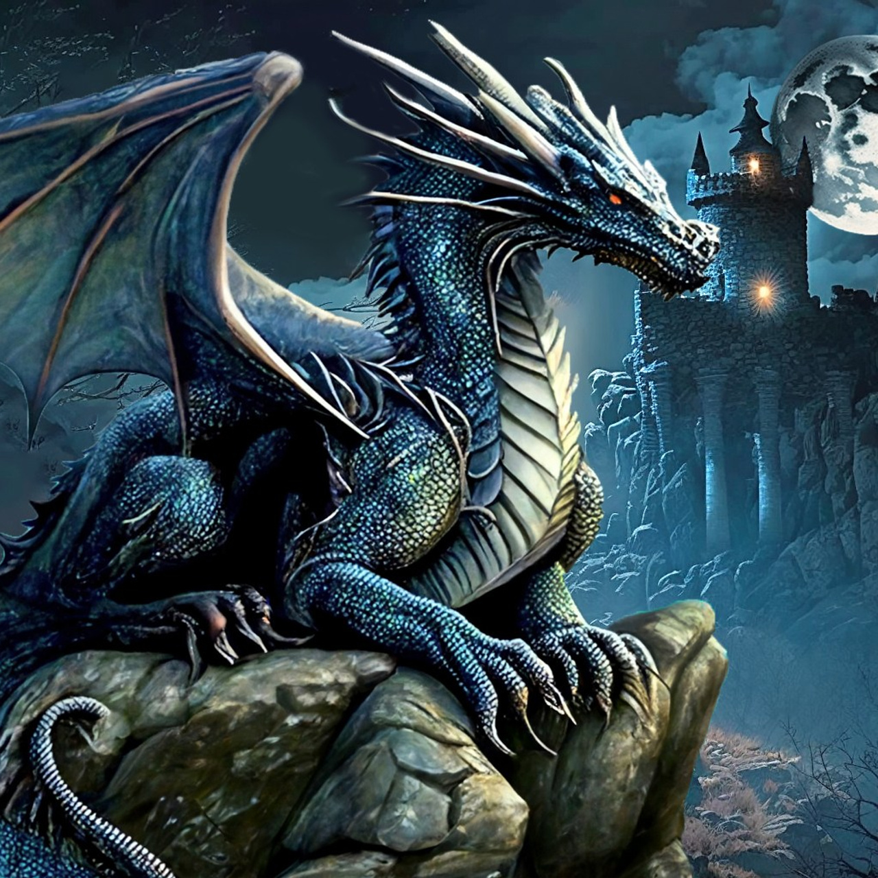 Животные и птицы. Алмазная мозаика CVL