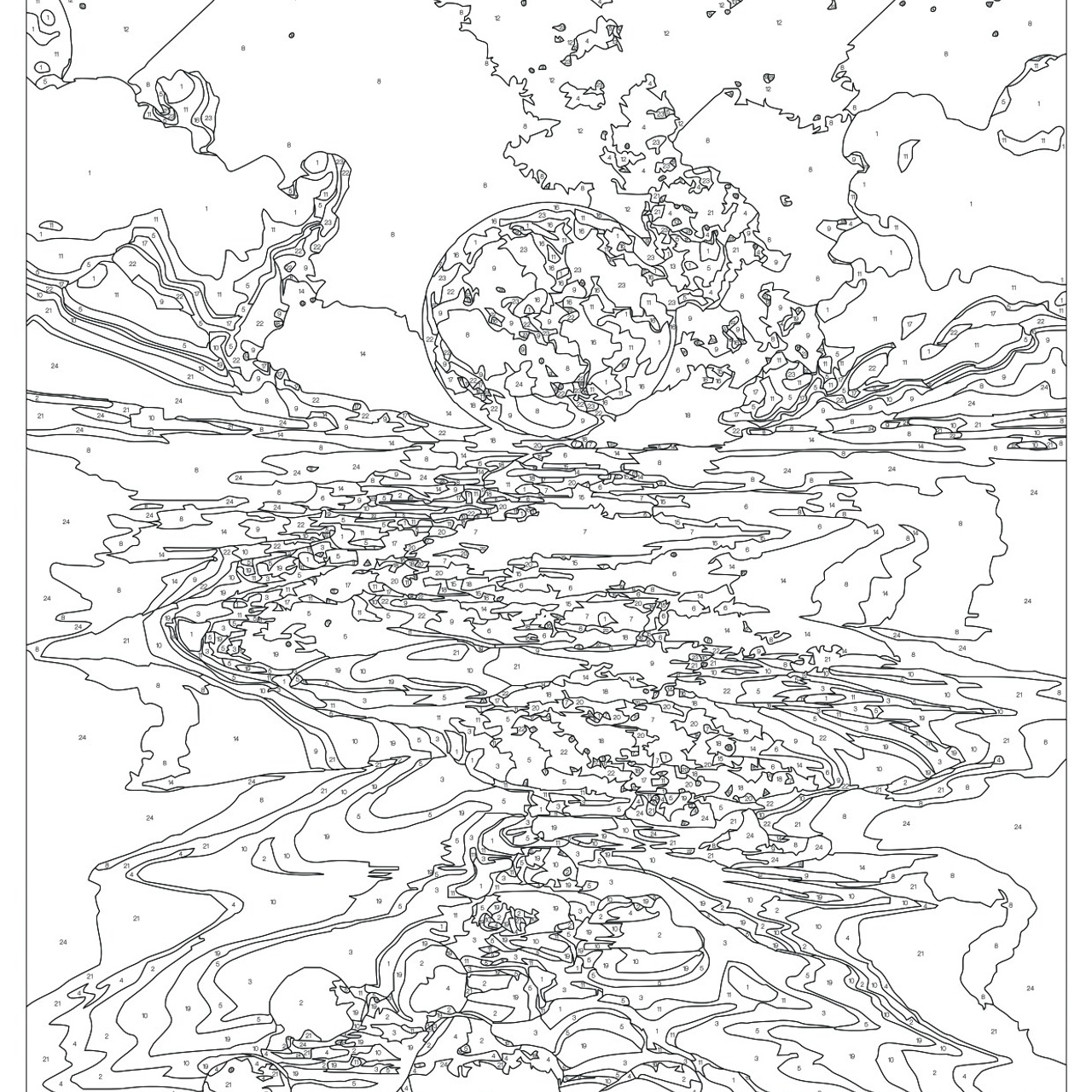 Картины по номерам. Алмазная мозаика CVL