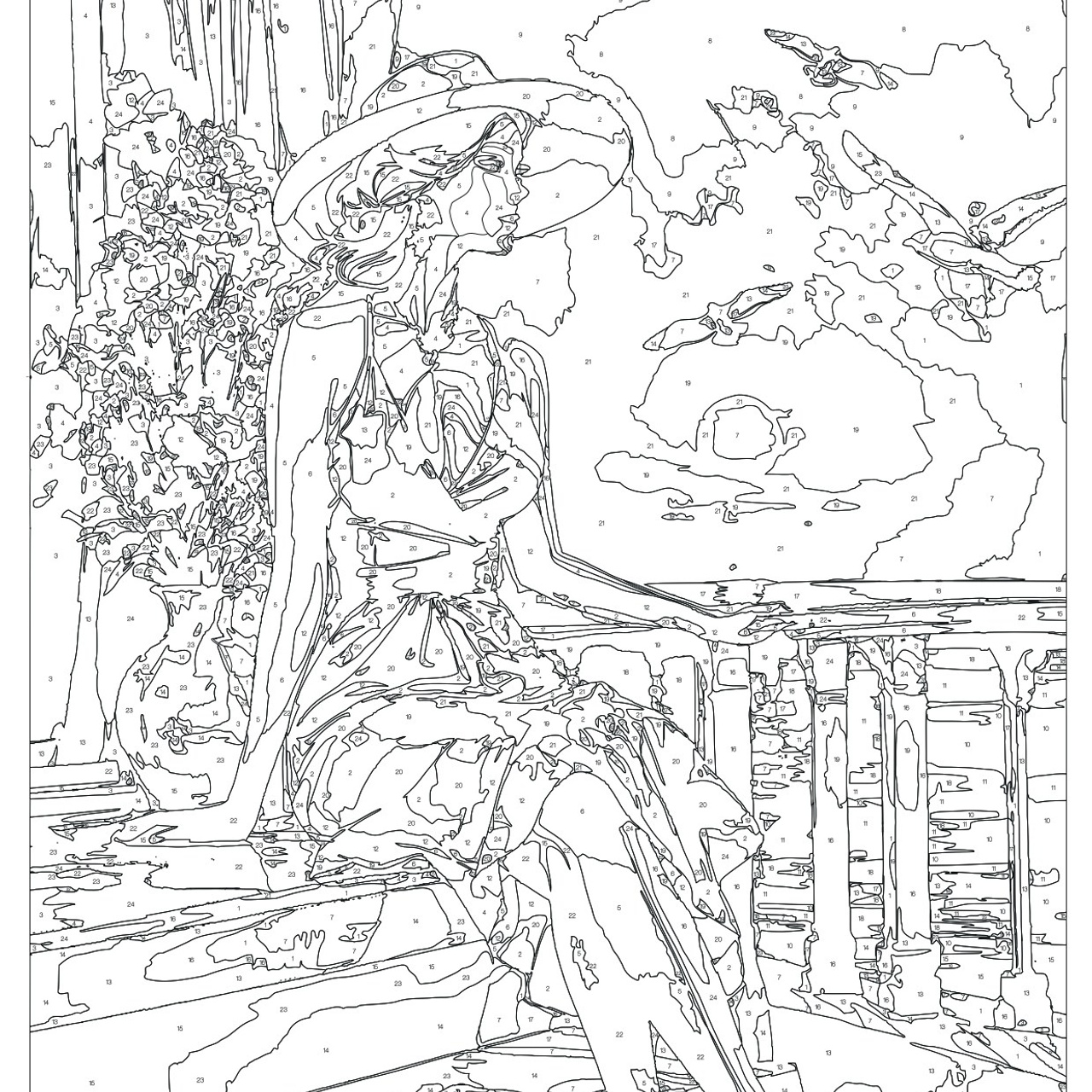 Картины по номерам. Алмазная мозаика CVL