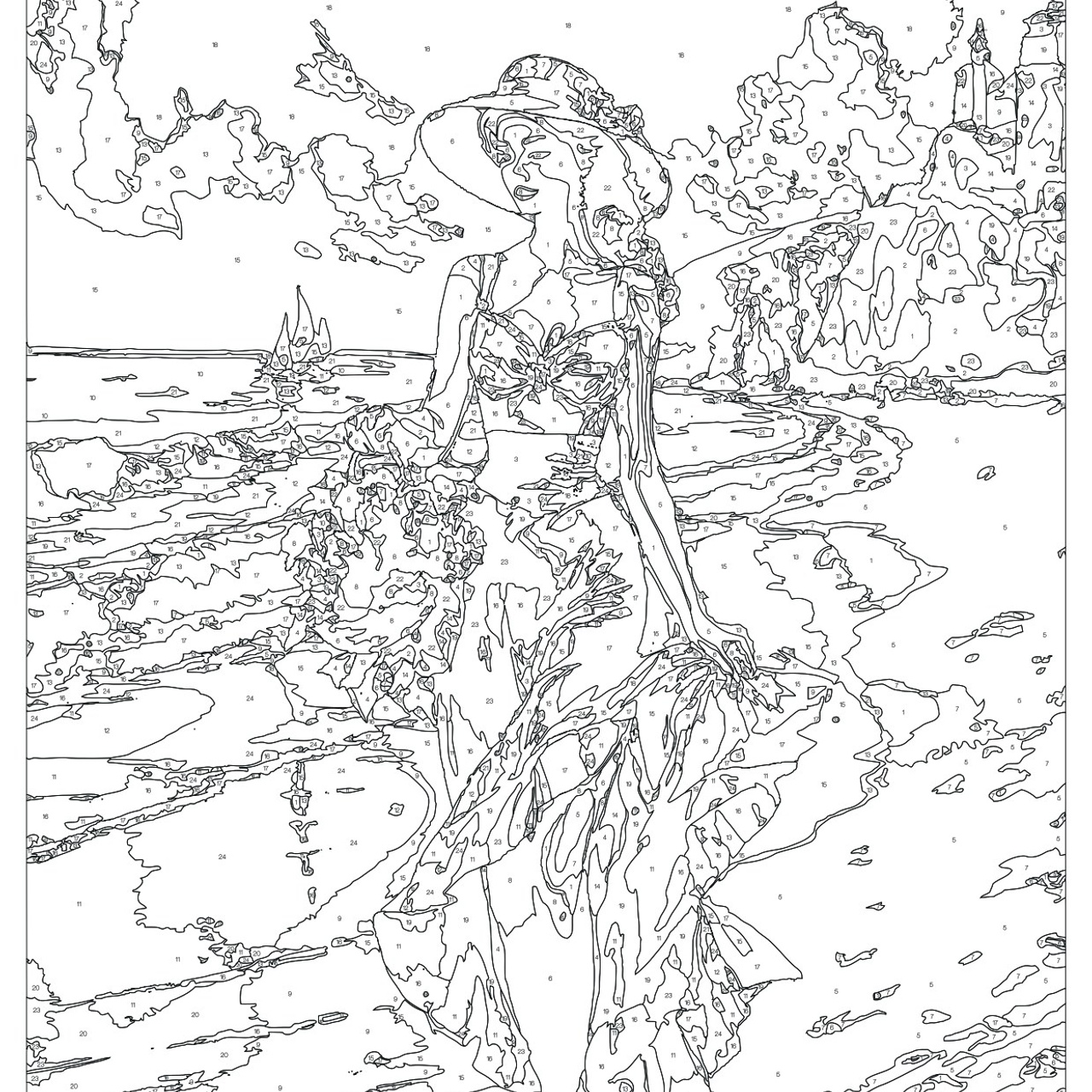 Картины по номерам. Алмазная мозаика CVL