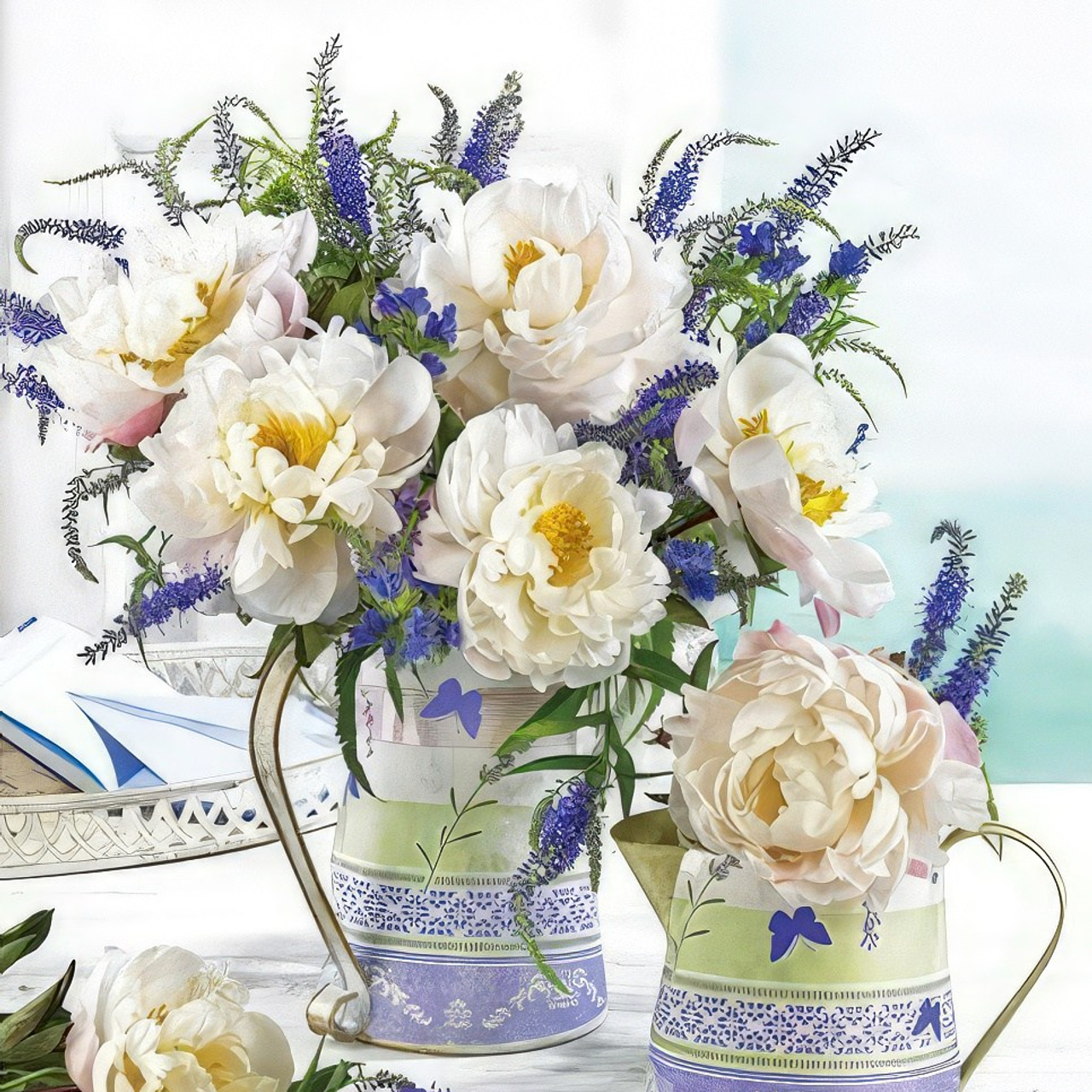 Цветы. Алмазная мозаика CVL