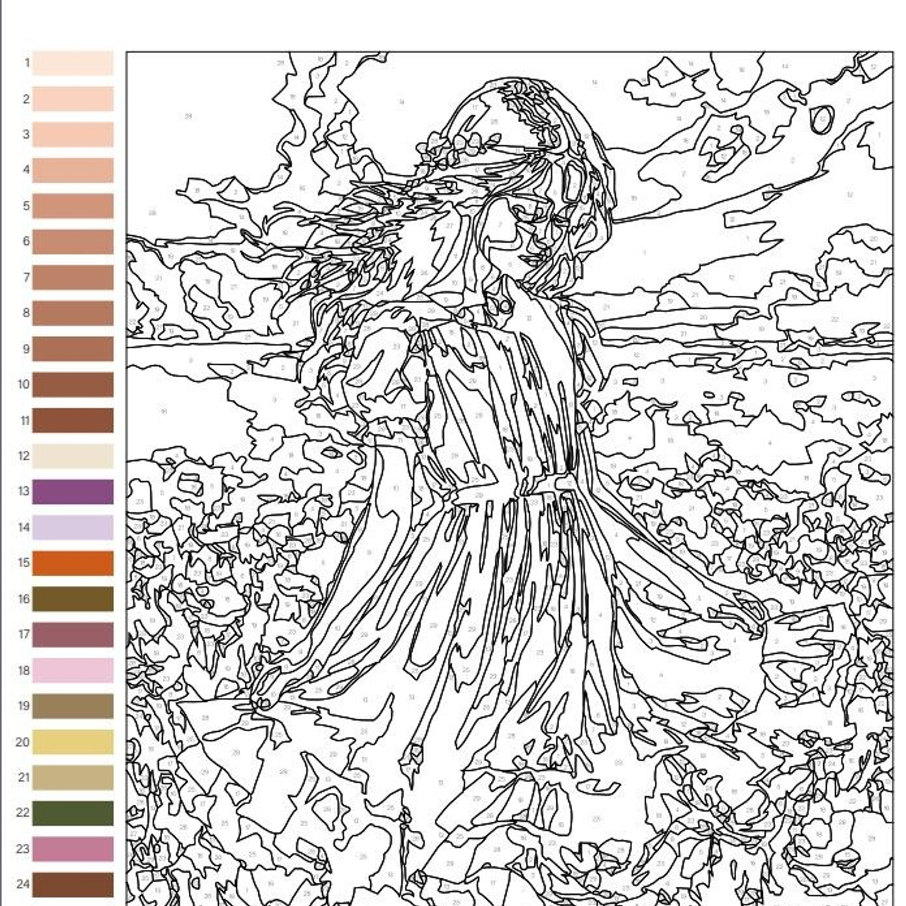 Картины по номерам. Алмазная мозаика CVL