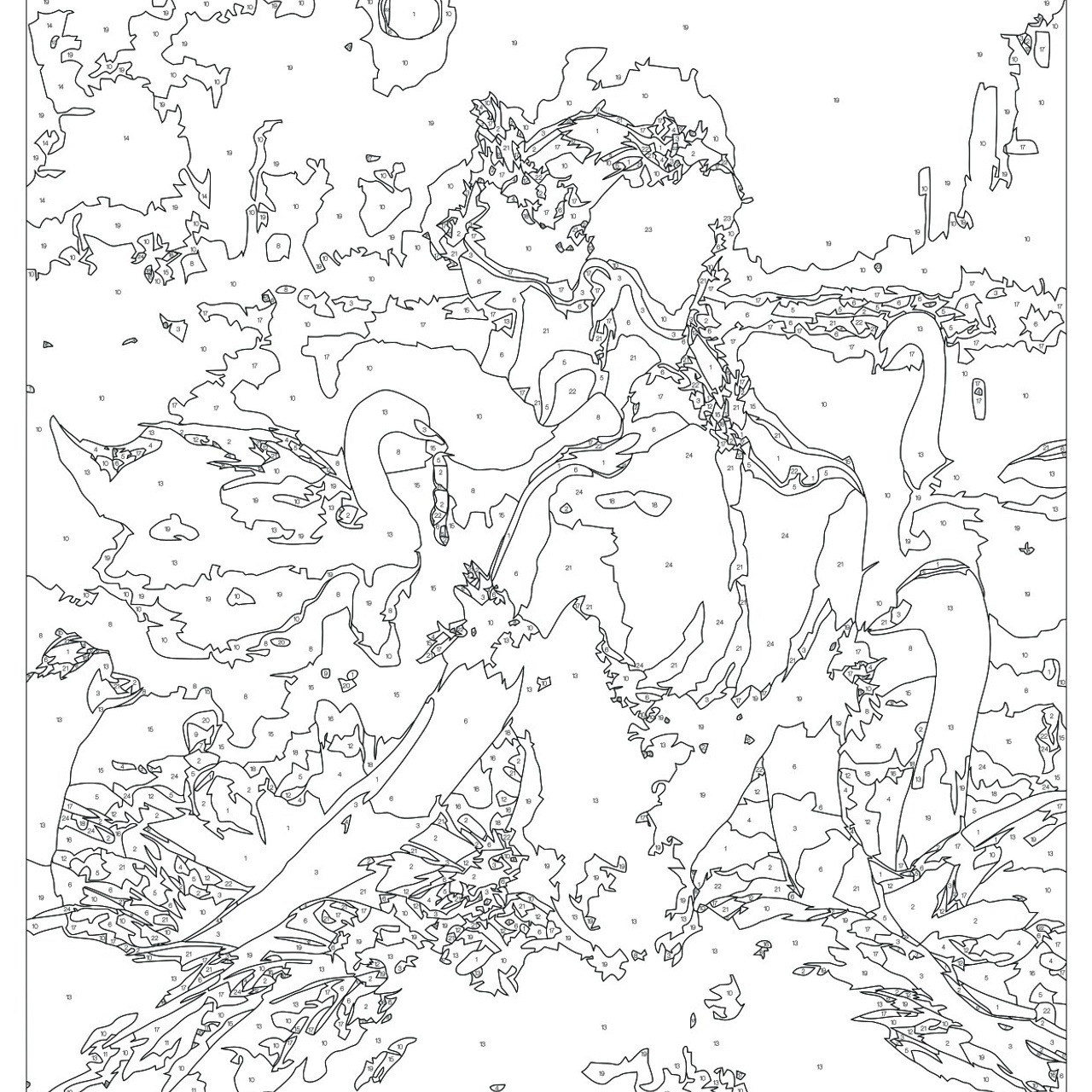 Картины по номерам. Алмазная мозаика CVL