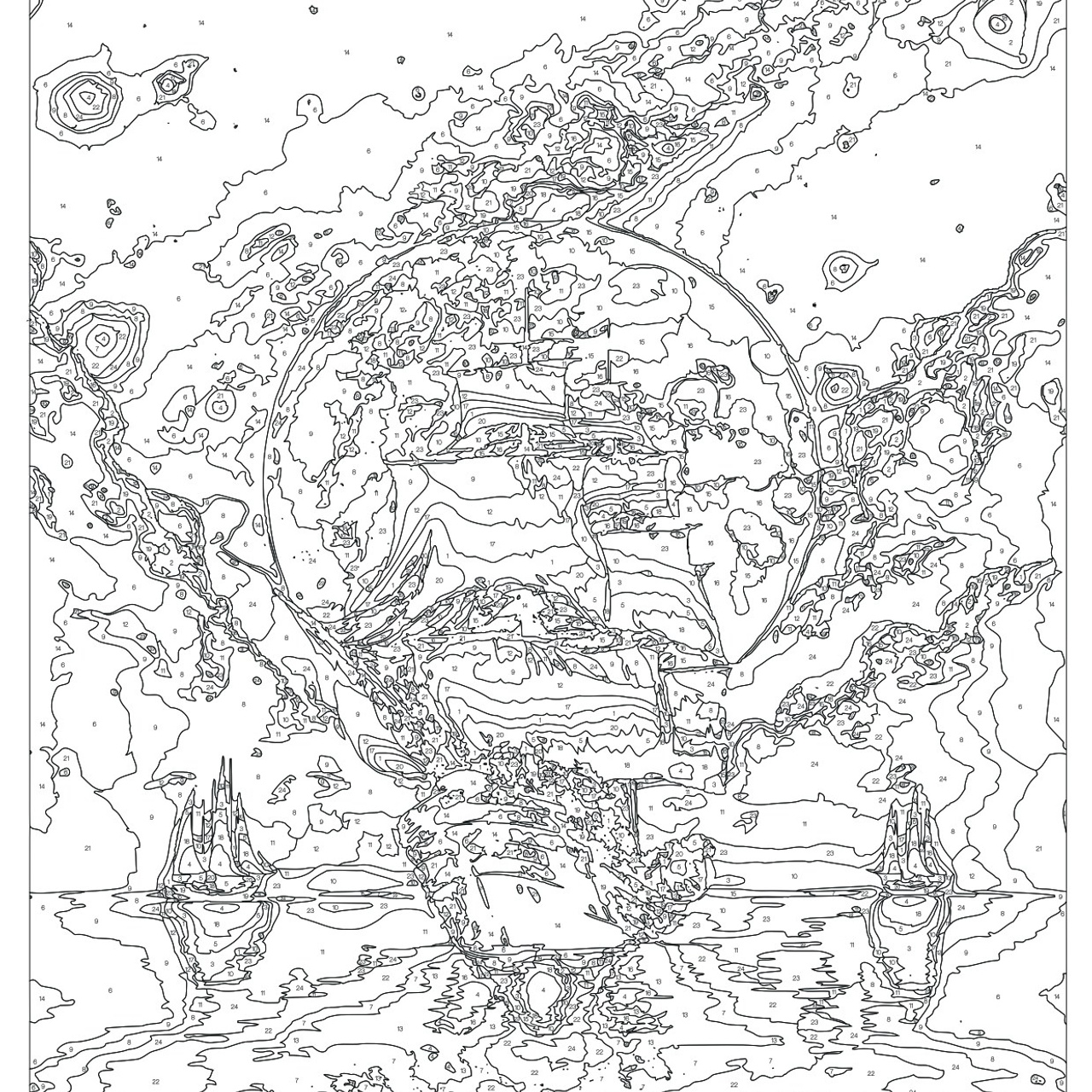 Картины по номерам. Алмазная мозаика CVL