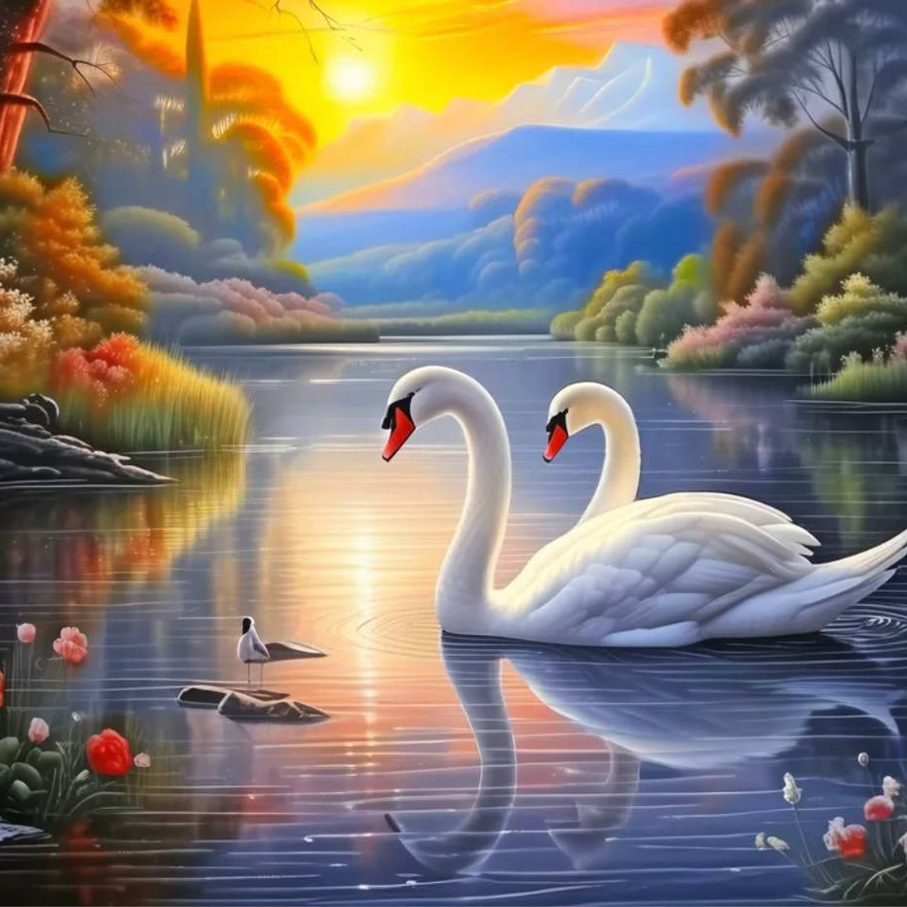 Животные и птицы. Алмазная мозаика CVL