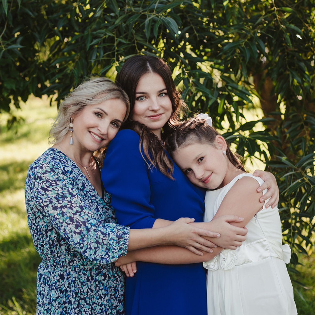 Наталья с семьей