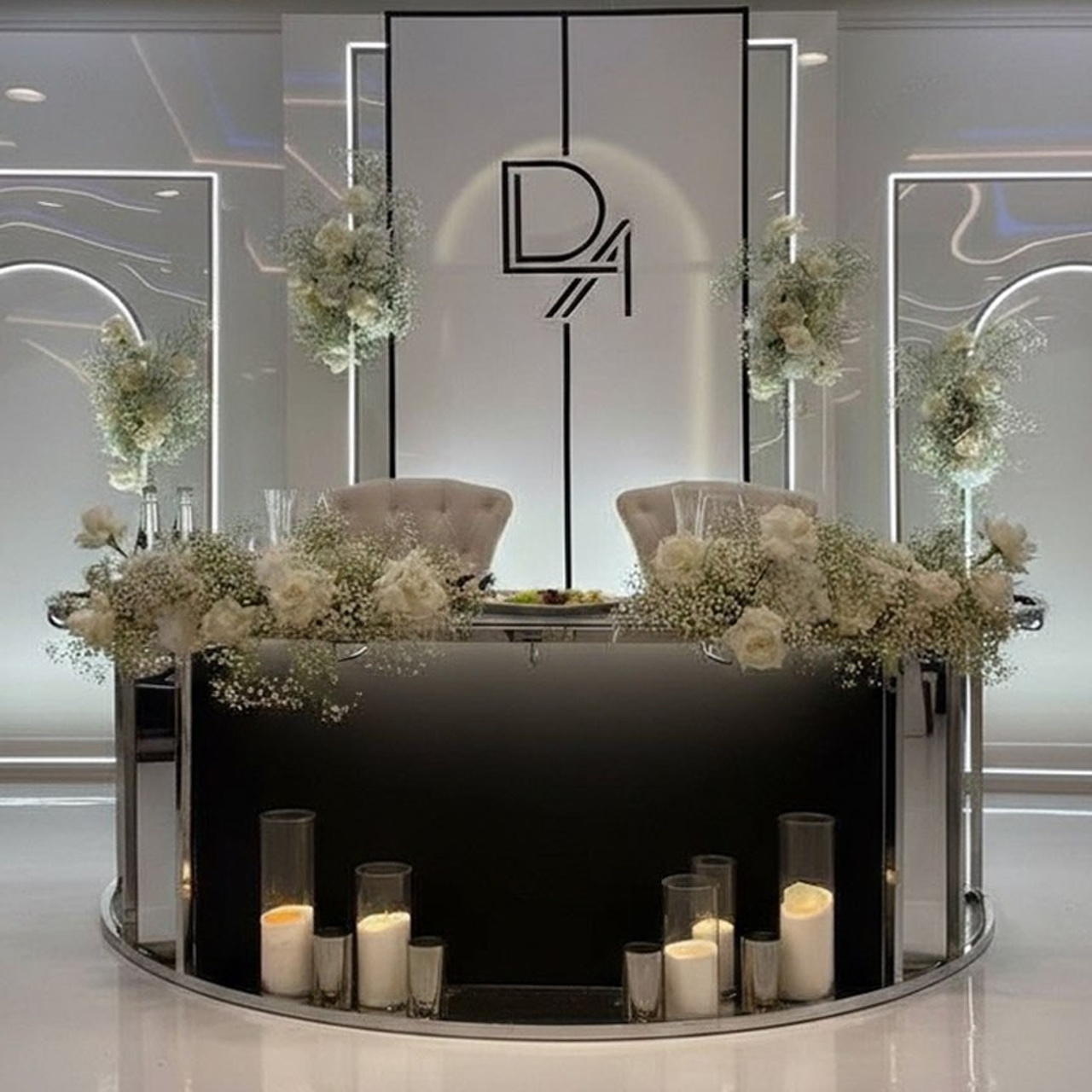 Черно-белая свадьба