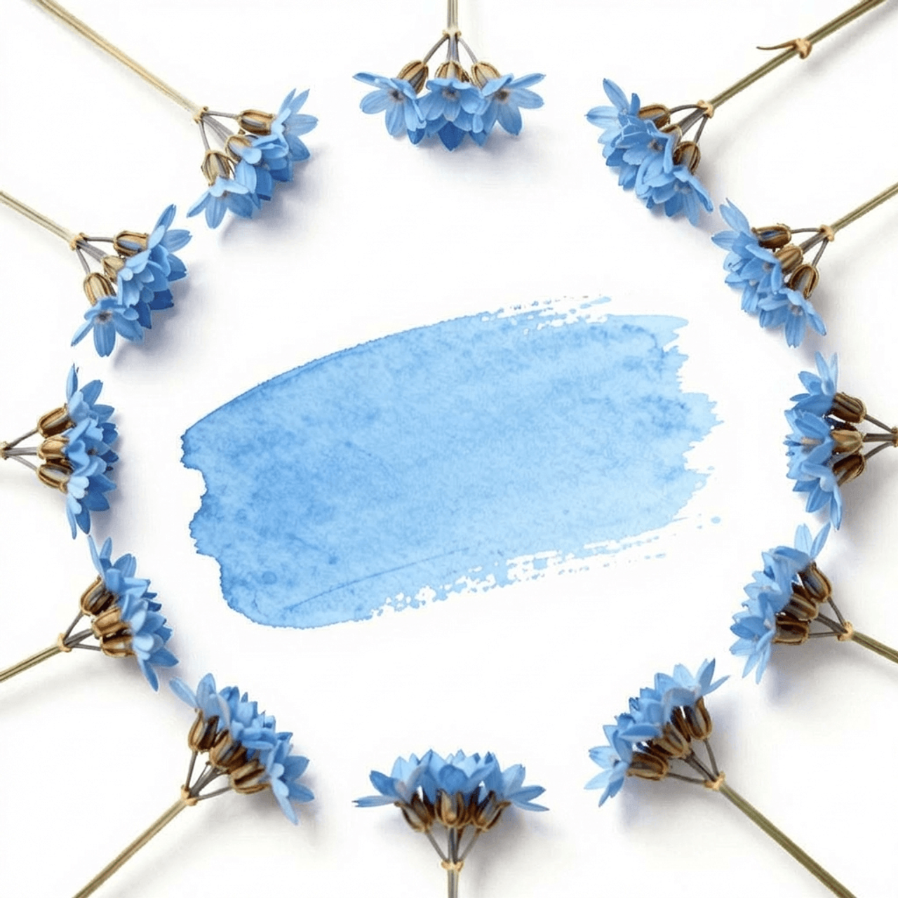 Психология цвета: Синий. Флористическая симфония. Авторские украшения