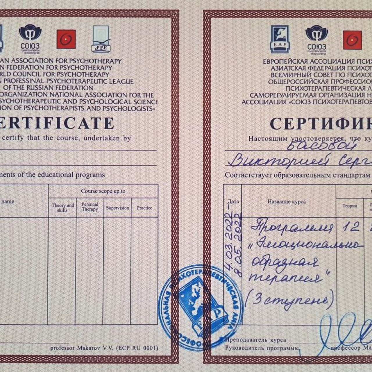 Образование Басова. Максим Матвийченко и Виктория Басова профессионалы своего дела