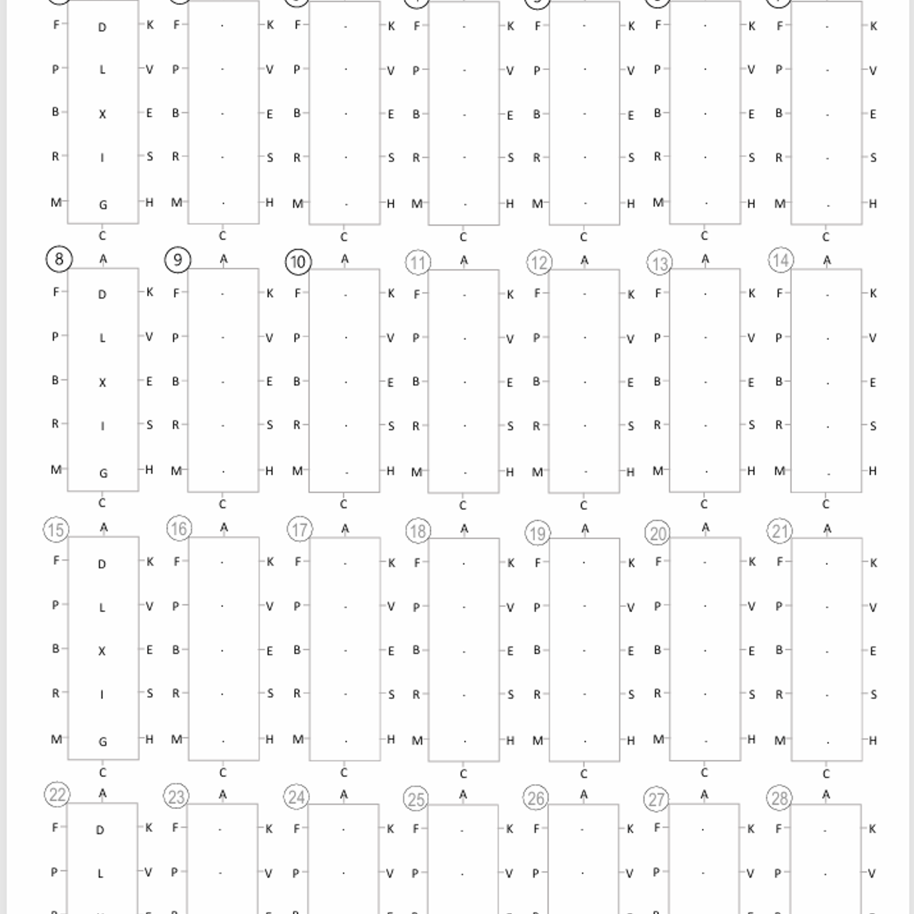 Шаблон диаграмм манежа для судей и тренеров (PDF). Лиана Антонович | Конные стратегии