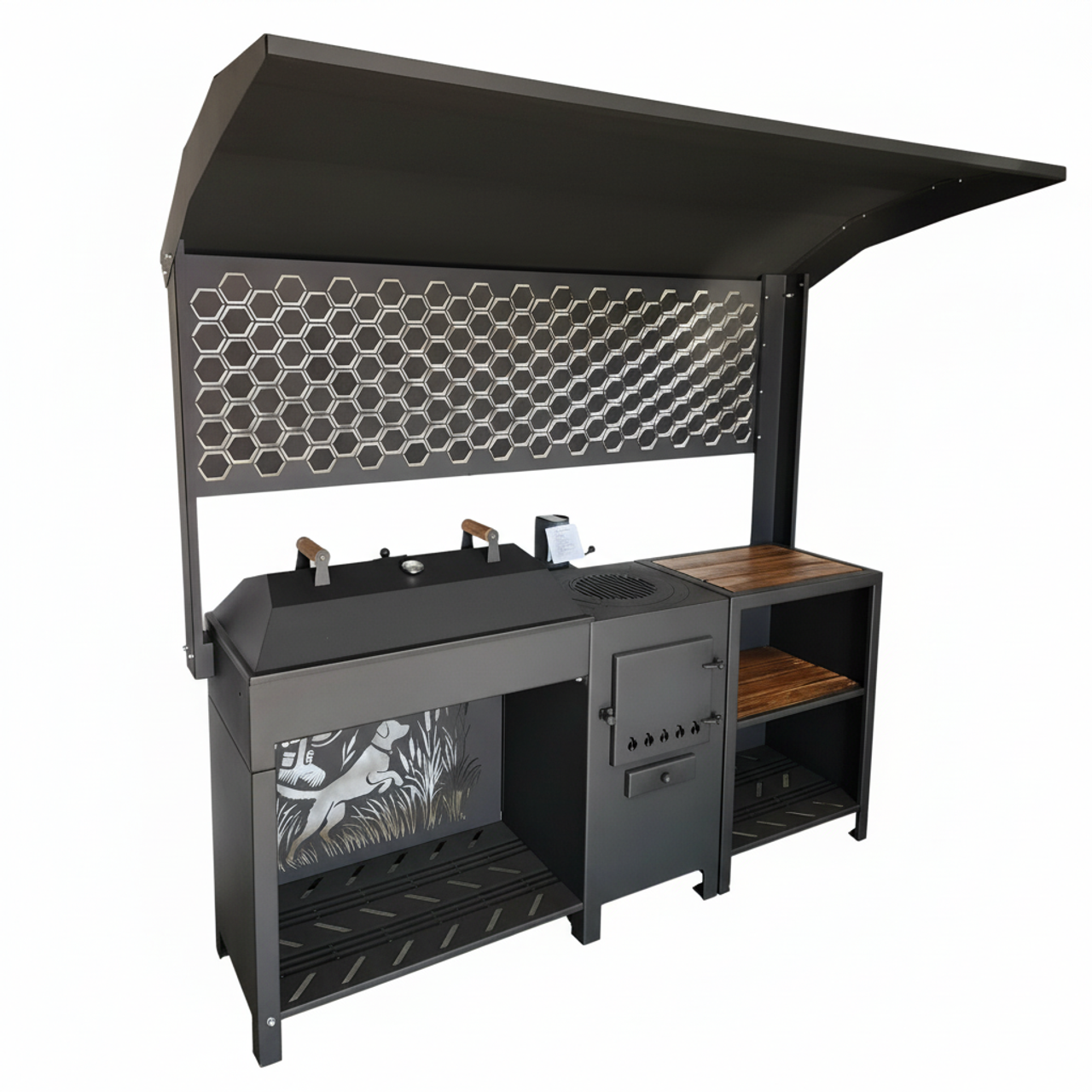 «Джета» мангальная зона с&nbsp;крышей