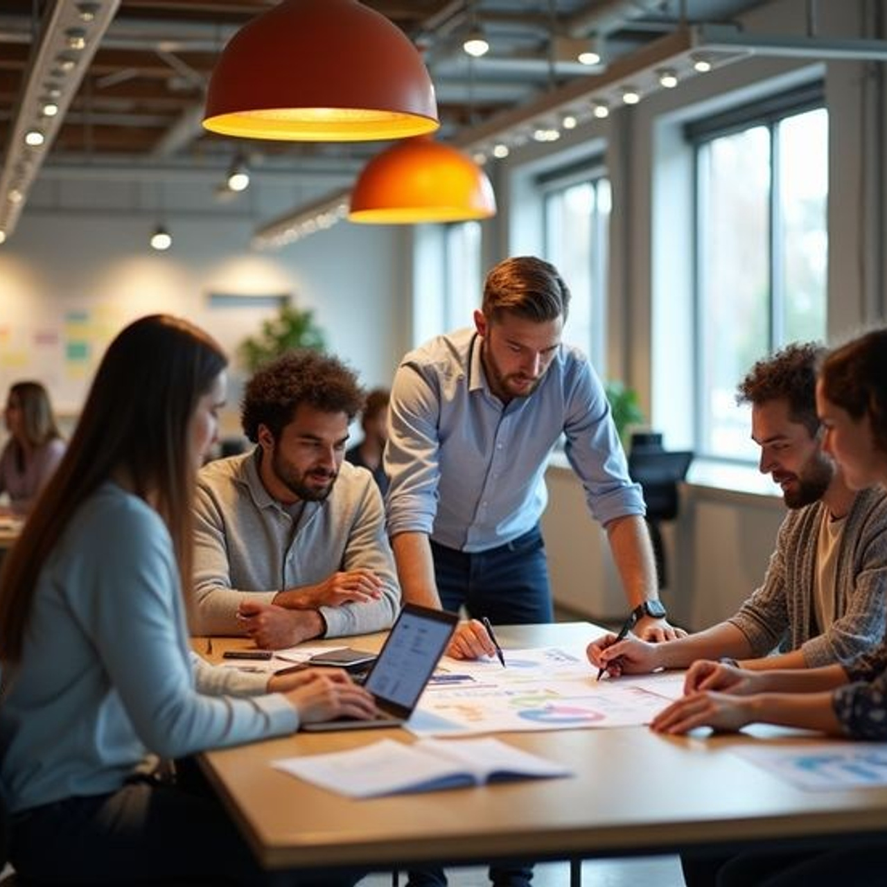 Сотрудники за работой