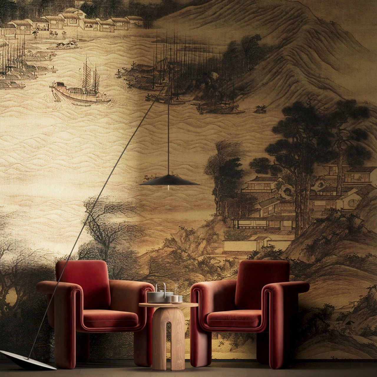 Дизайн интерьера и 3D визуализации ресторана на Дальнем Востоке