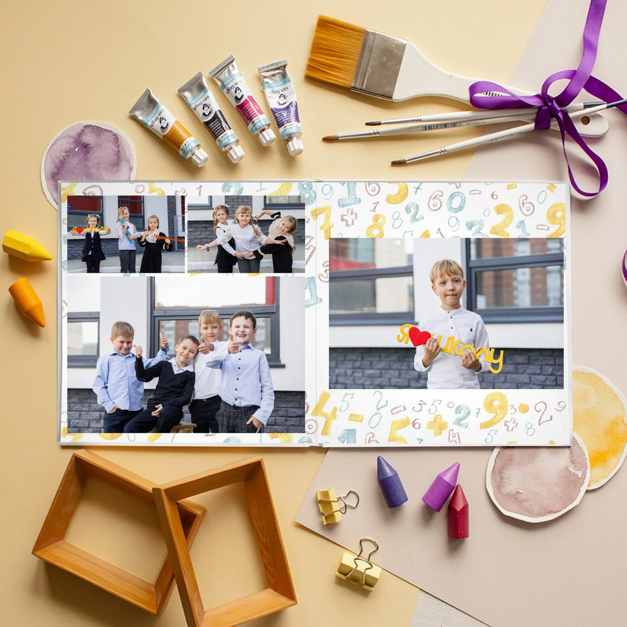 Фотокнига для 1 класса. Семейный и детский фотограф в Барнауле — Анастасия Долбина