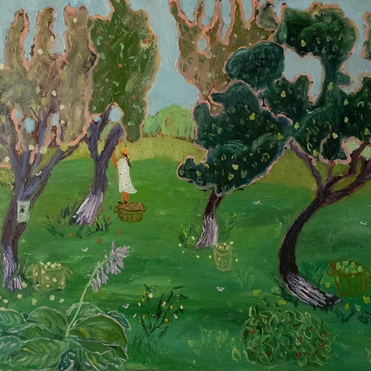 Яблочный день. Холст, масло, 50х60, 2025.