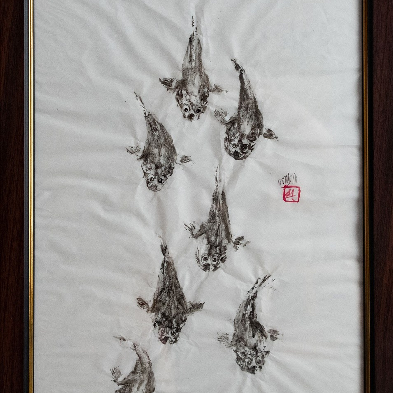 Гётаку сахалинских бычков. Художник, фотограф Ирина Тен