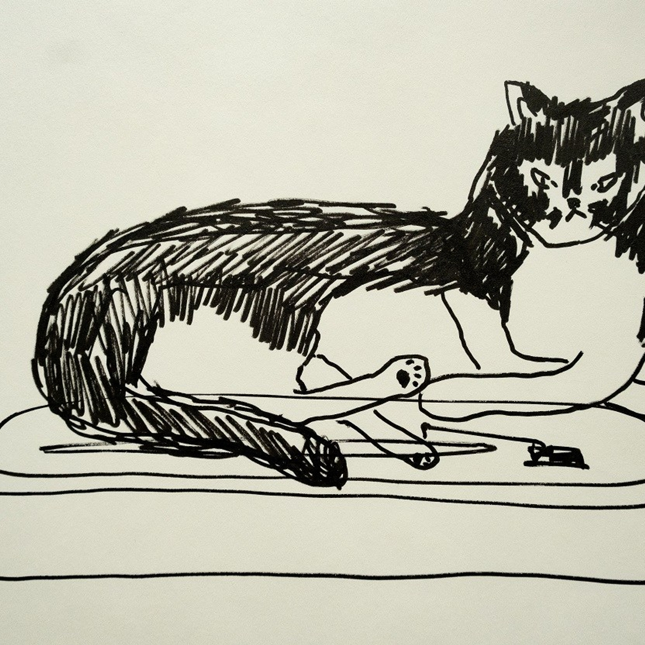 3. Бумага, маркер, 21х29,7, 2024.