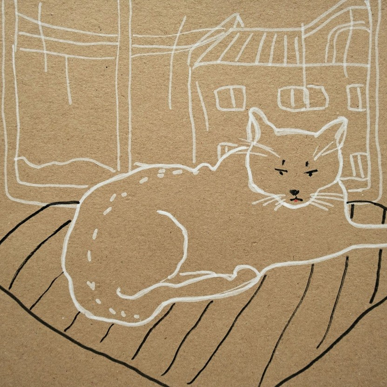 4. Бумага, маркер, 29,7х21, 2024.