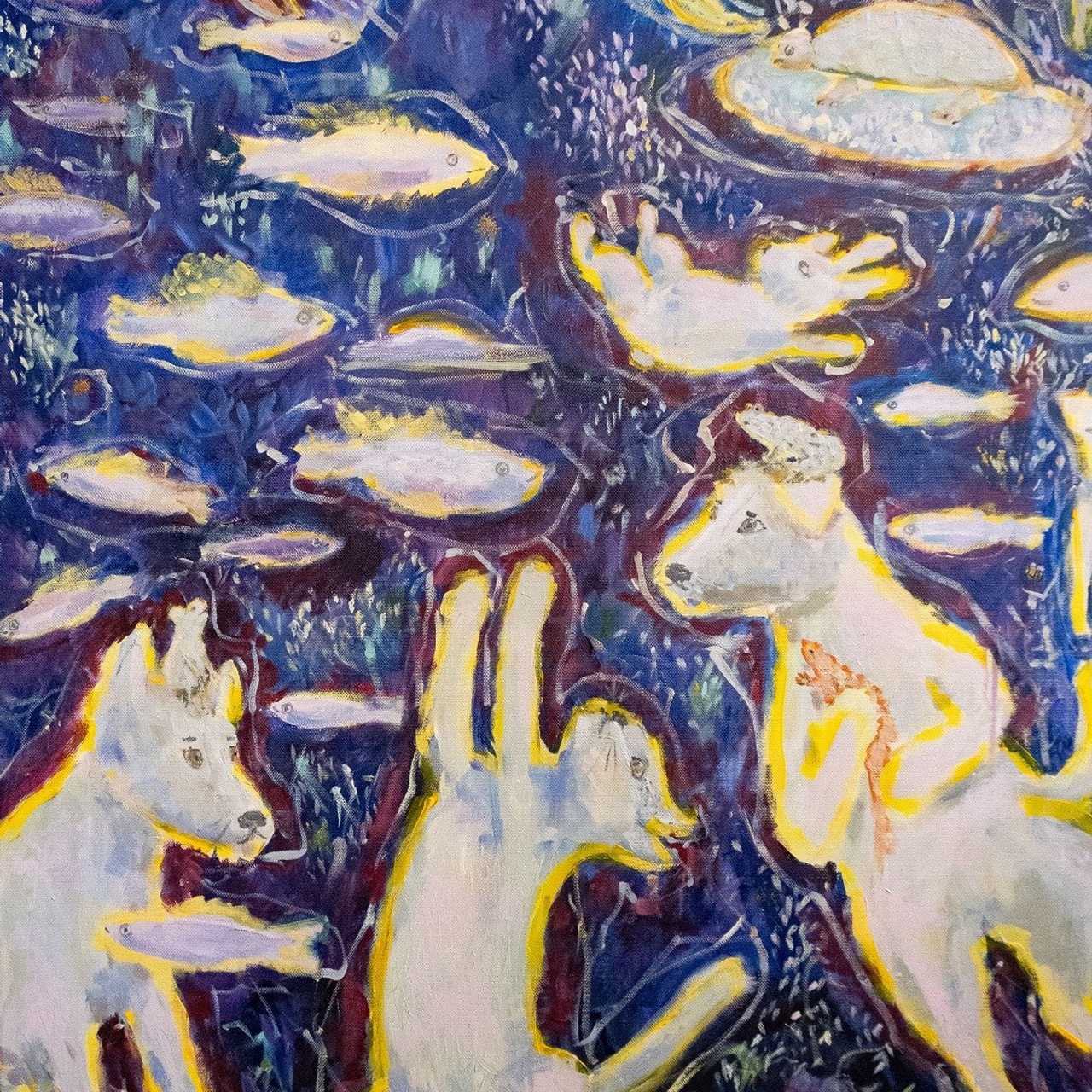 Время первых:…1953-…Холст, акрил, 70х60, 2024. Цена по запросу.