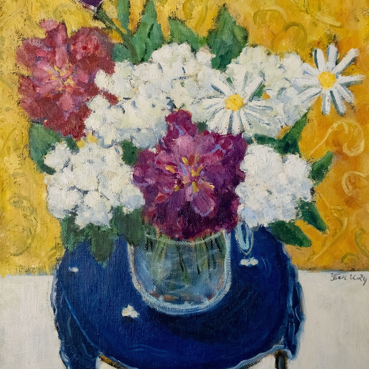 Июньский букет. Холст, масло, 50х40, 2024. Цена по запросу.