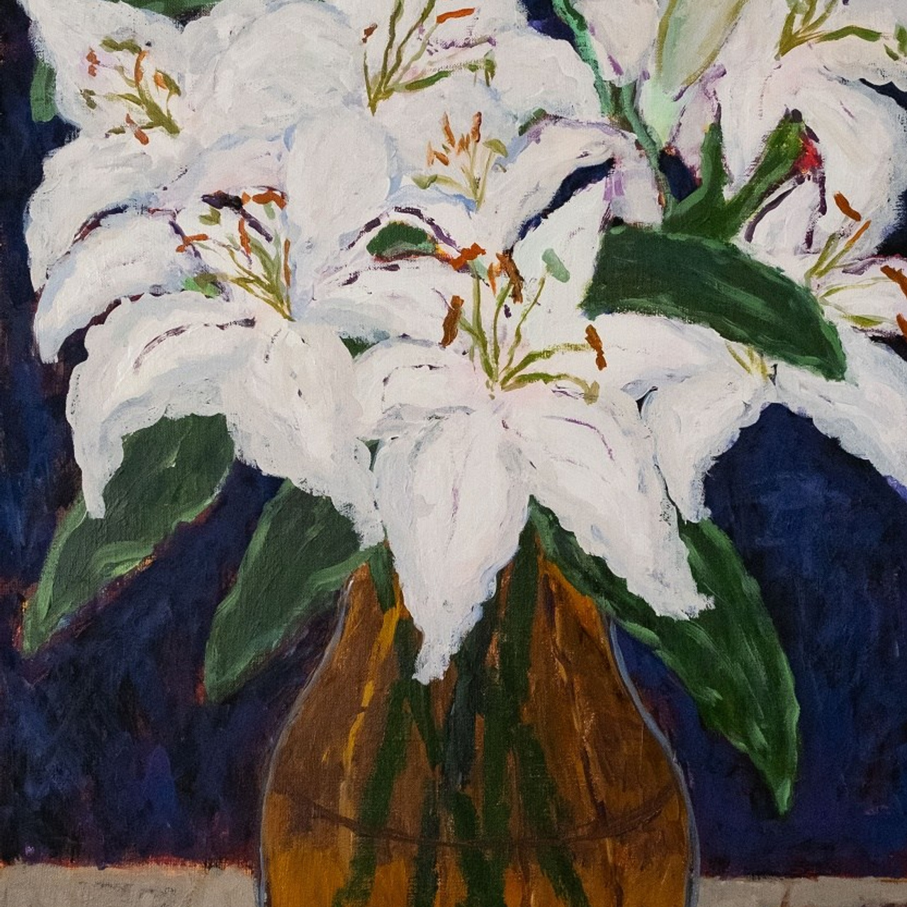 Белые лилии. Художник, фотограф Ирина Тен