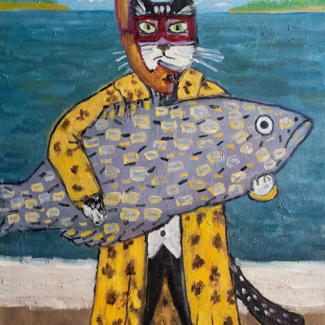 Большая удача - 2. Холст, масло, 70х50, 2024.