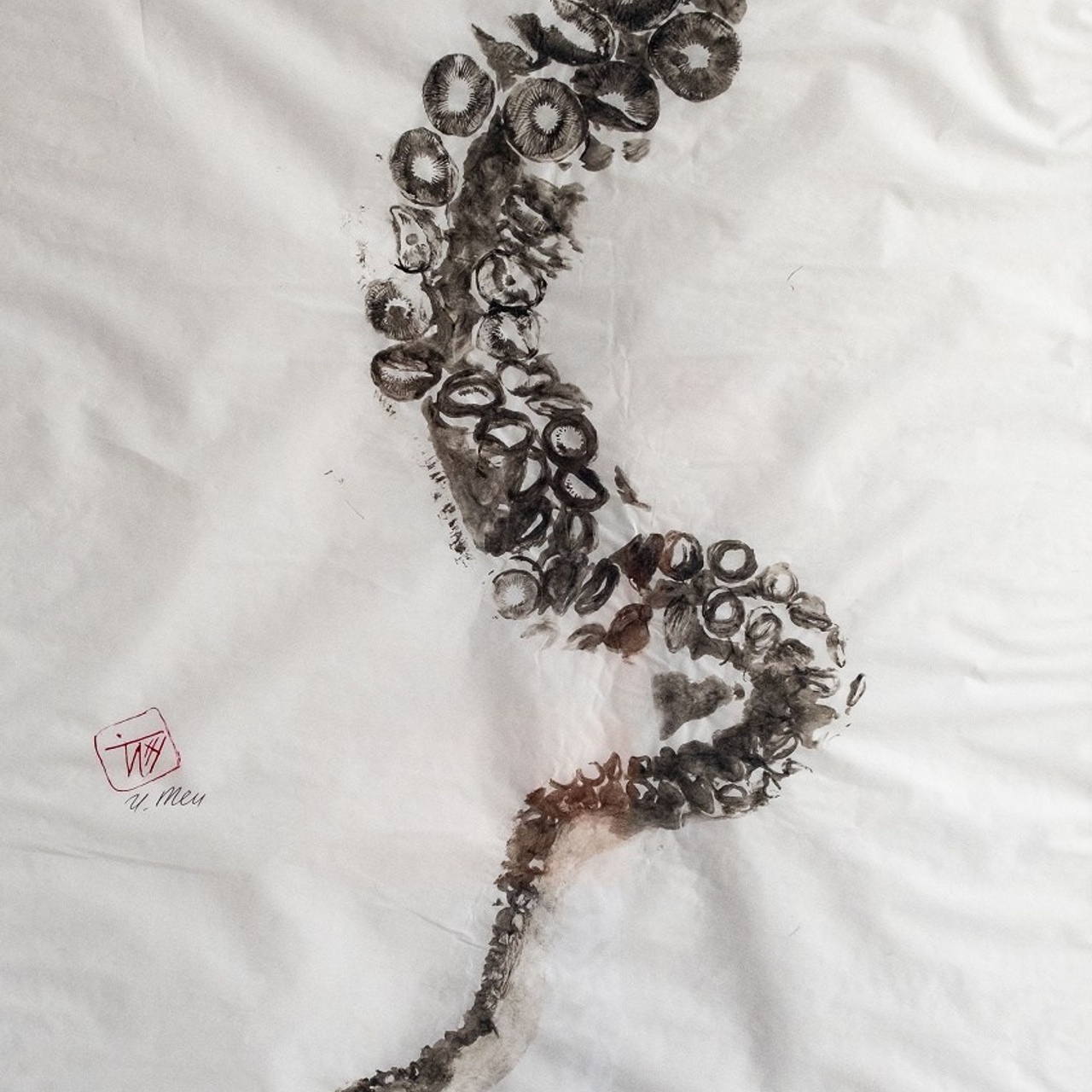 Гётаку сахалинского осьминога. Художник, фотограф Ирина Тен