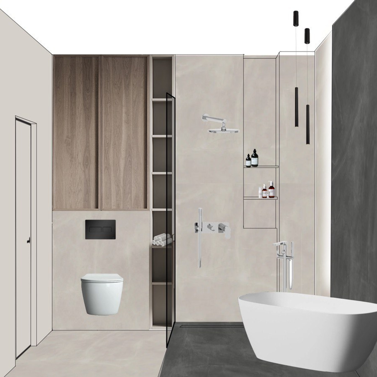 ЖК DreamTowers (коллажи)