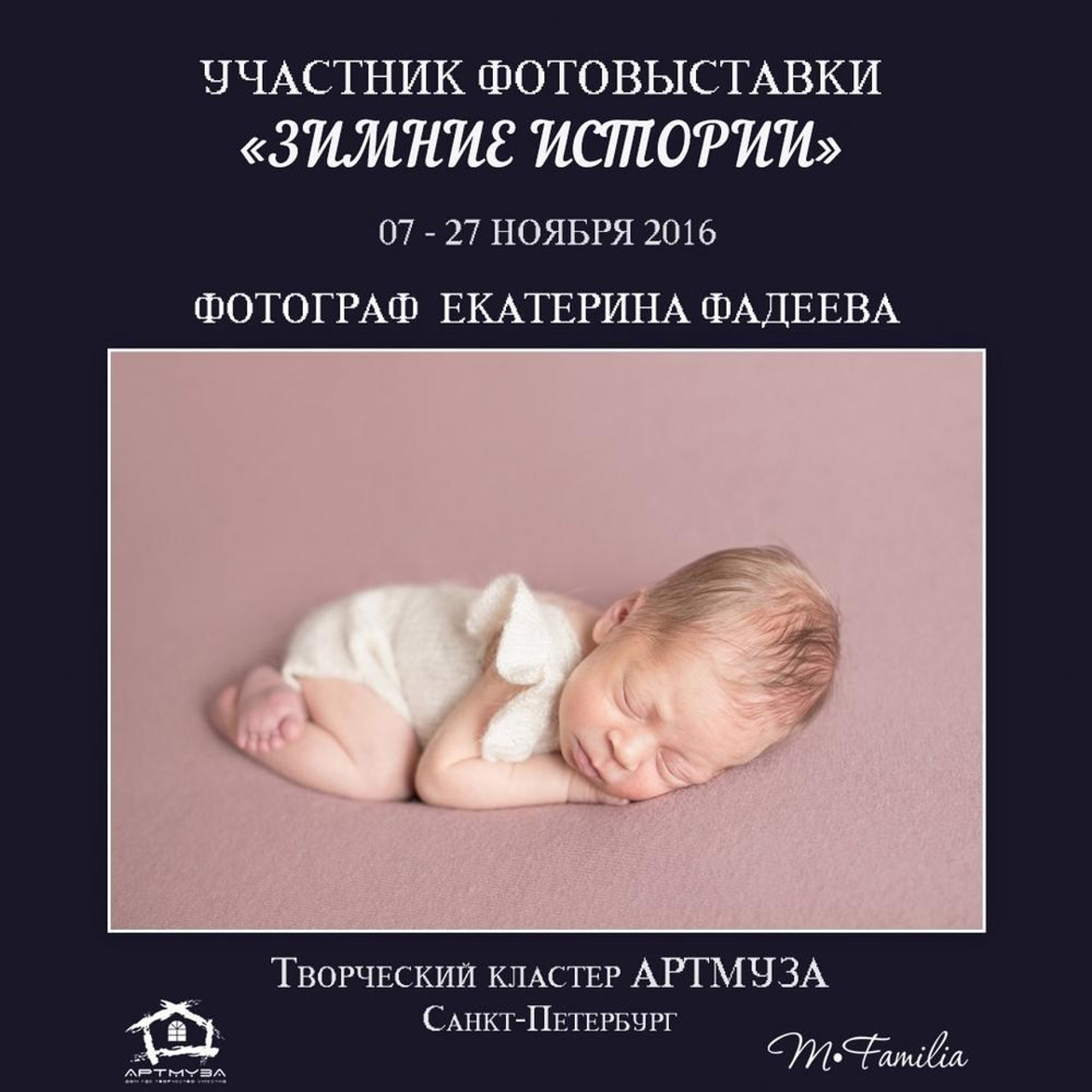 Фотовыставка «Зимние истории», АртМуза, 2016. Организация фотовыставок в Петербурге и Москве, MFamilia (МФамилия)