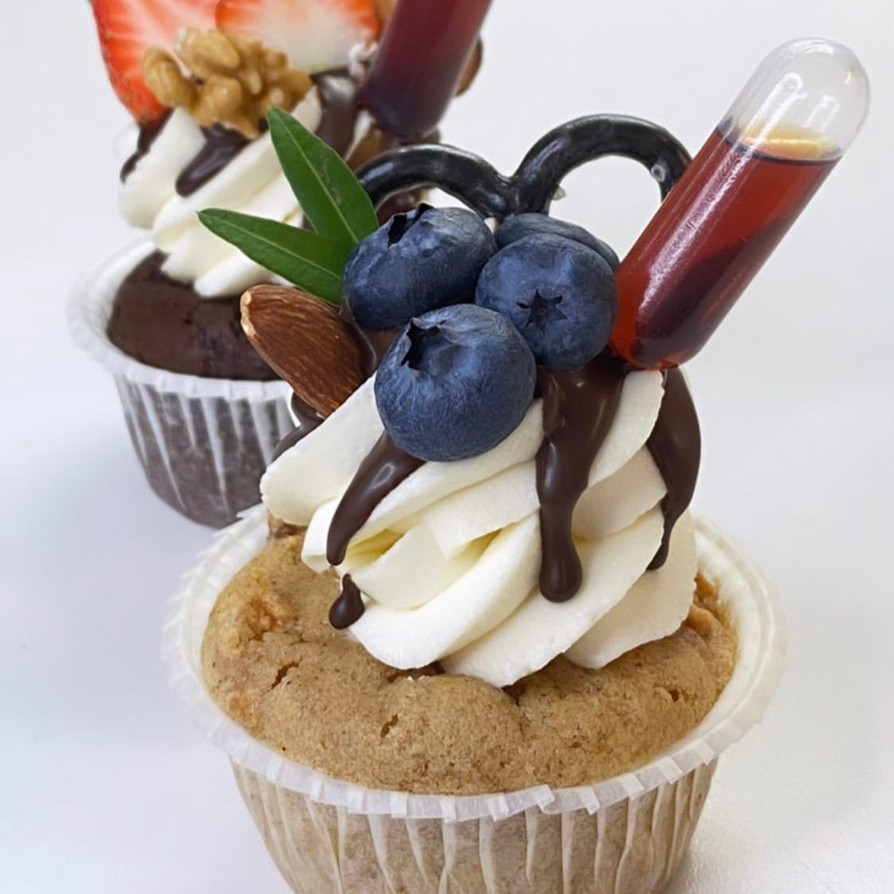 Капкейки фуршетные с алкоголем