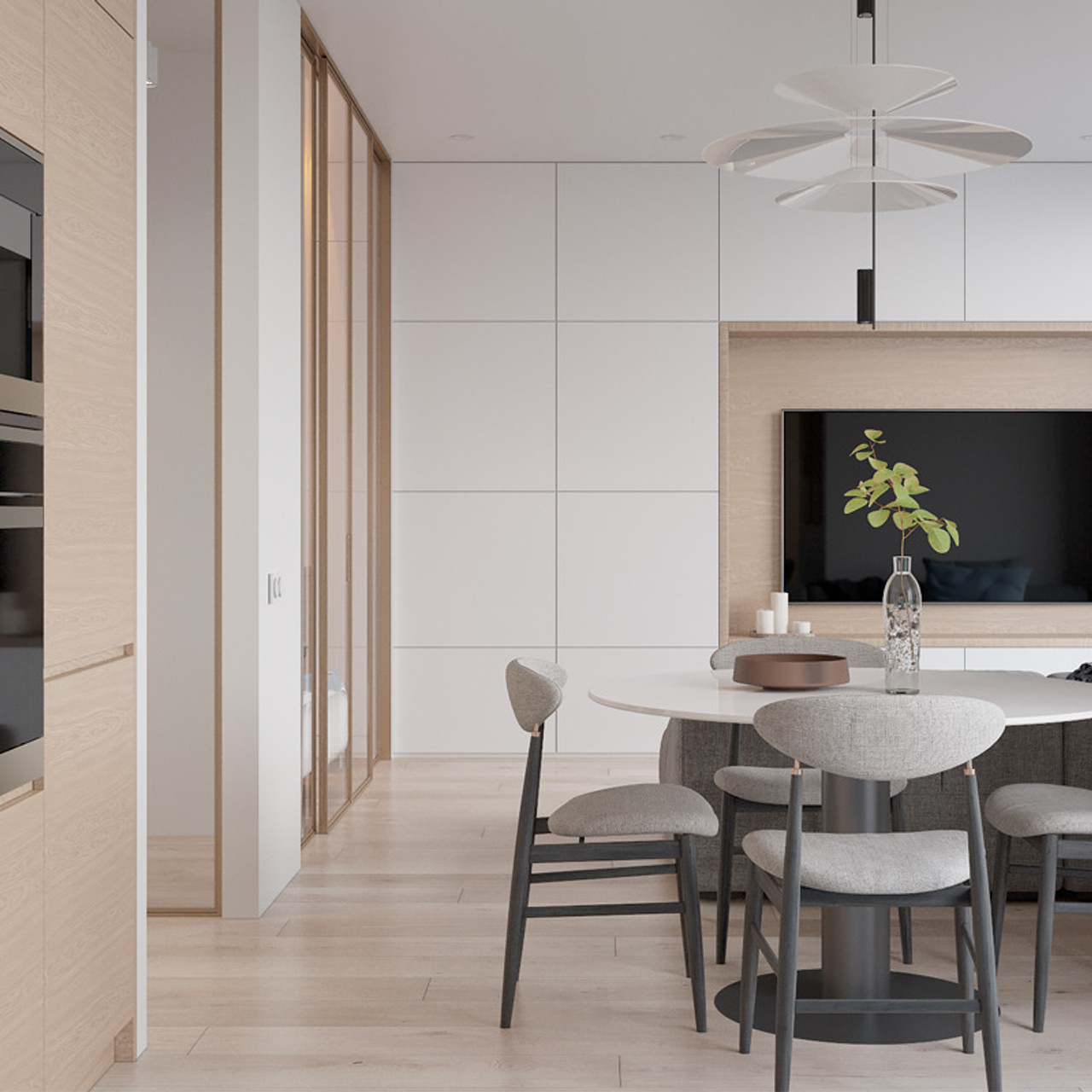 Квартира-студия на Ленинском проспекте, 45 м². Дизайн интерьера домов и квартир в Москве