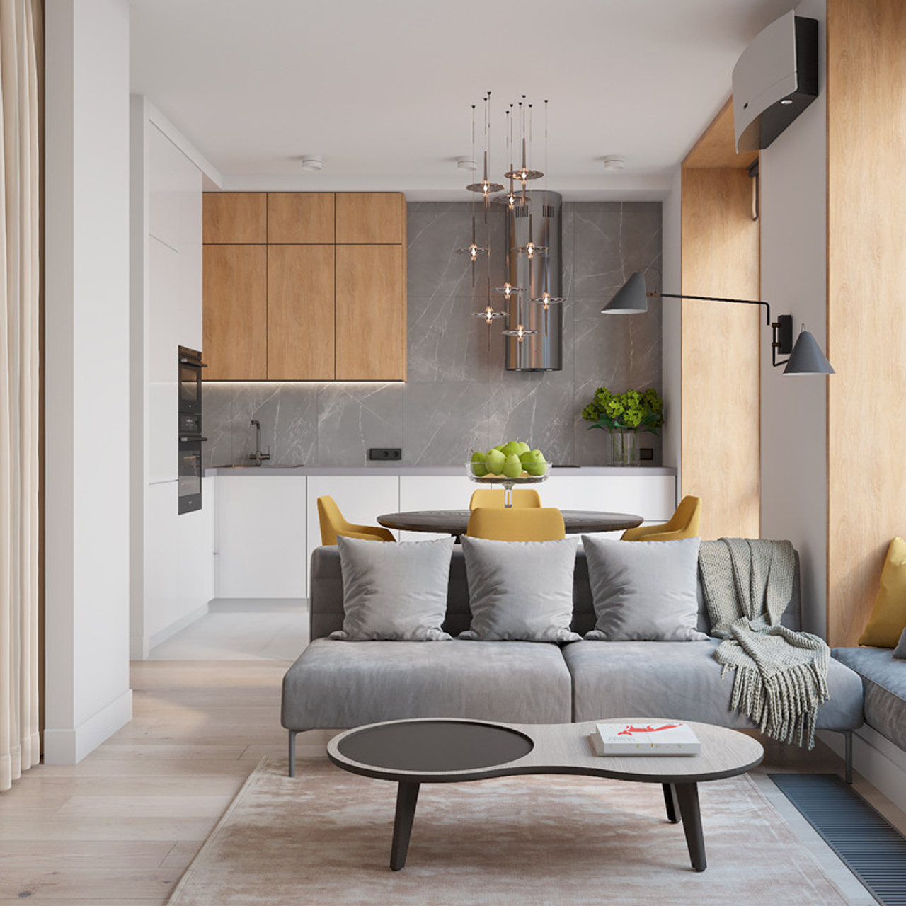 Квартира на Тимирязевской, 56 м². Дизайн интерьера домов и квартир в Москве