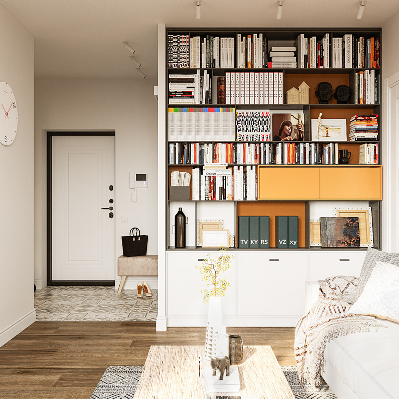 Квартира в Новой Москве, 52 м². Дизайн интерьера домов и квартир в Москве