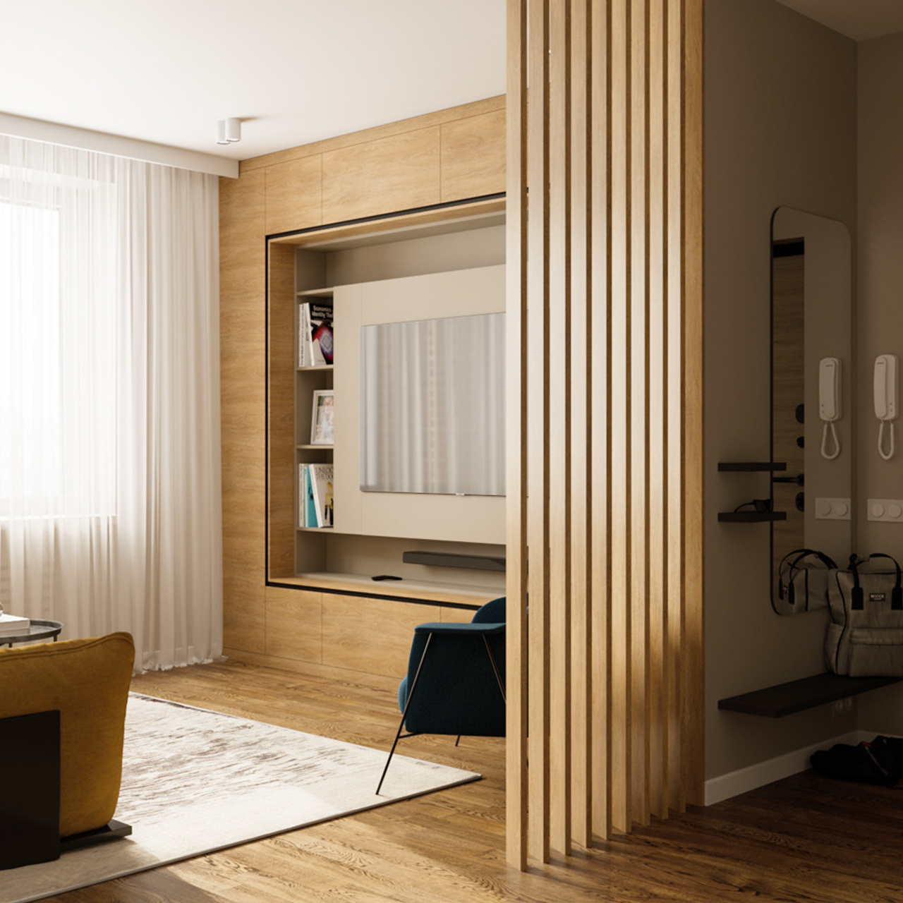 Квартира в г. Одинцово, Московская обл., 78 м². Дизайн интерьера домов и квартир в Москве