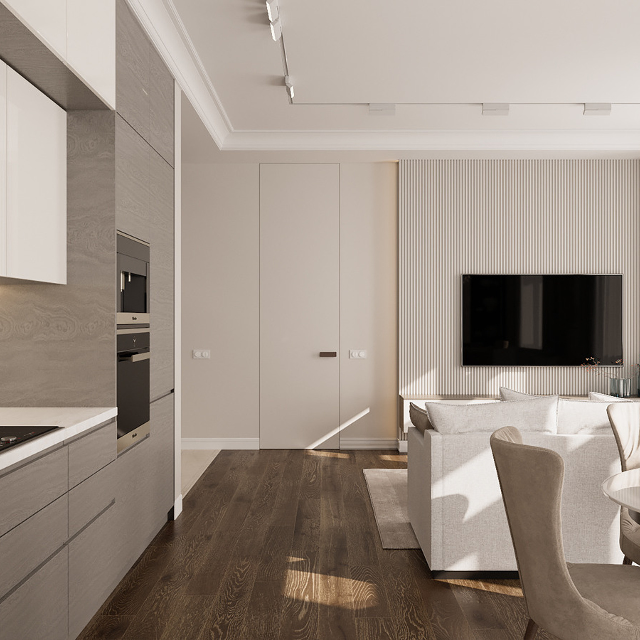 Квартира на Павелецкой, 92 м². Дизайн интерьера домов и квартир в Москве