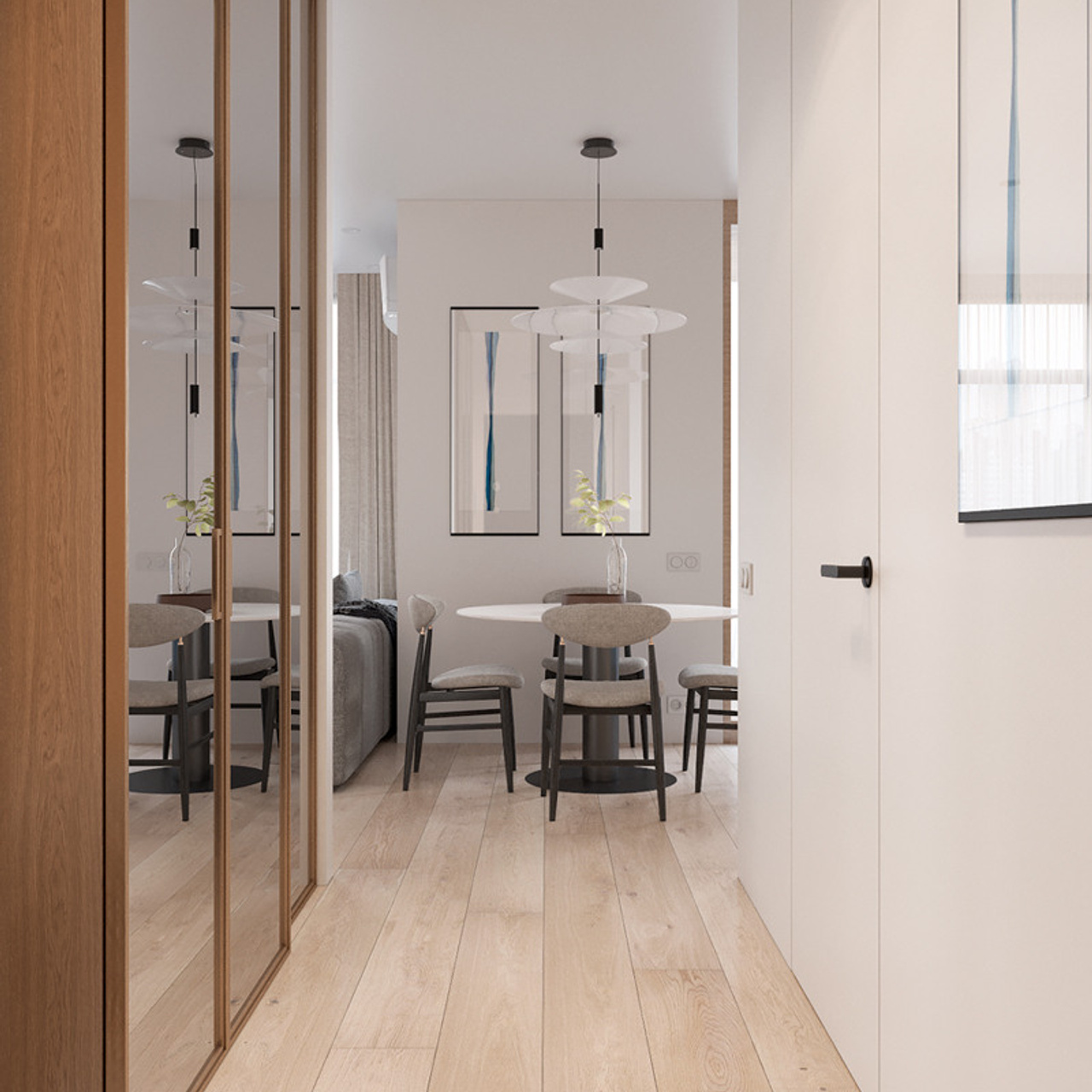 Квартира-студия на Ленинском проспекте, 45 м². Дизайн интерьера домов и квартир в Москве