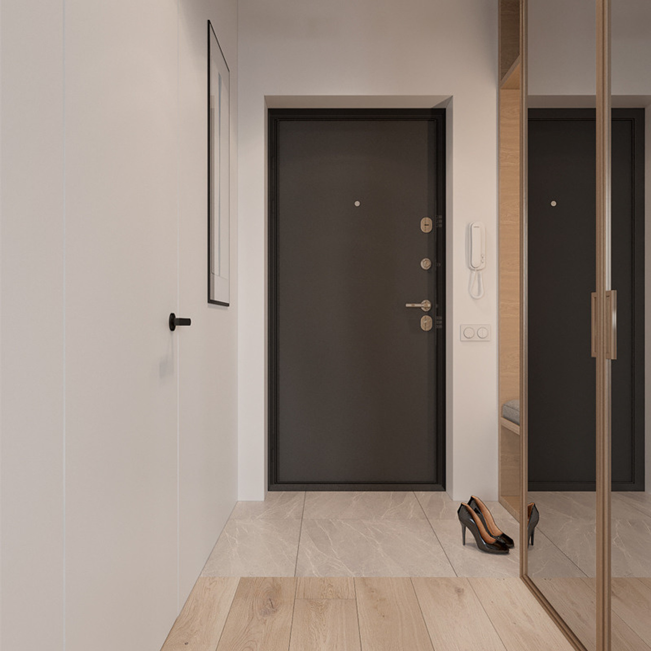 Квартира-студия на Ленинском проспекте, 45 м². Дизайн интерьера домов и квартир в Москве