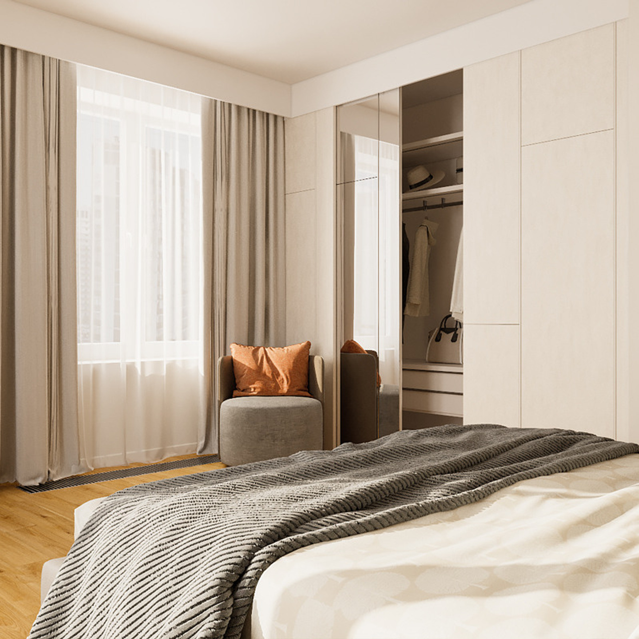 Квартира в Тушино, 106 м². Дизайн интерьера домов и квартир в Москве