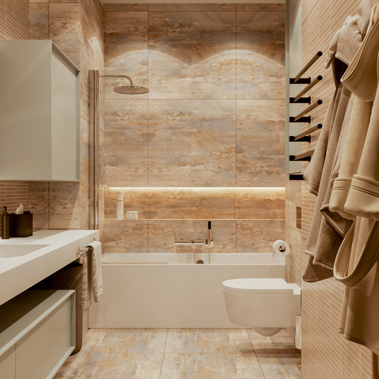 Таунхаус, Московская обл., 110 м². Дизайн интерьера домов и квартир в Москве