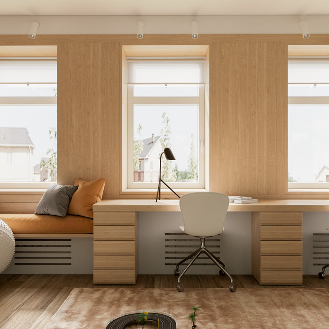 Таунхаус, Московская обл., 110 м². Дизайн интерьера домов и квартир в Москве