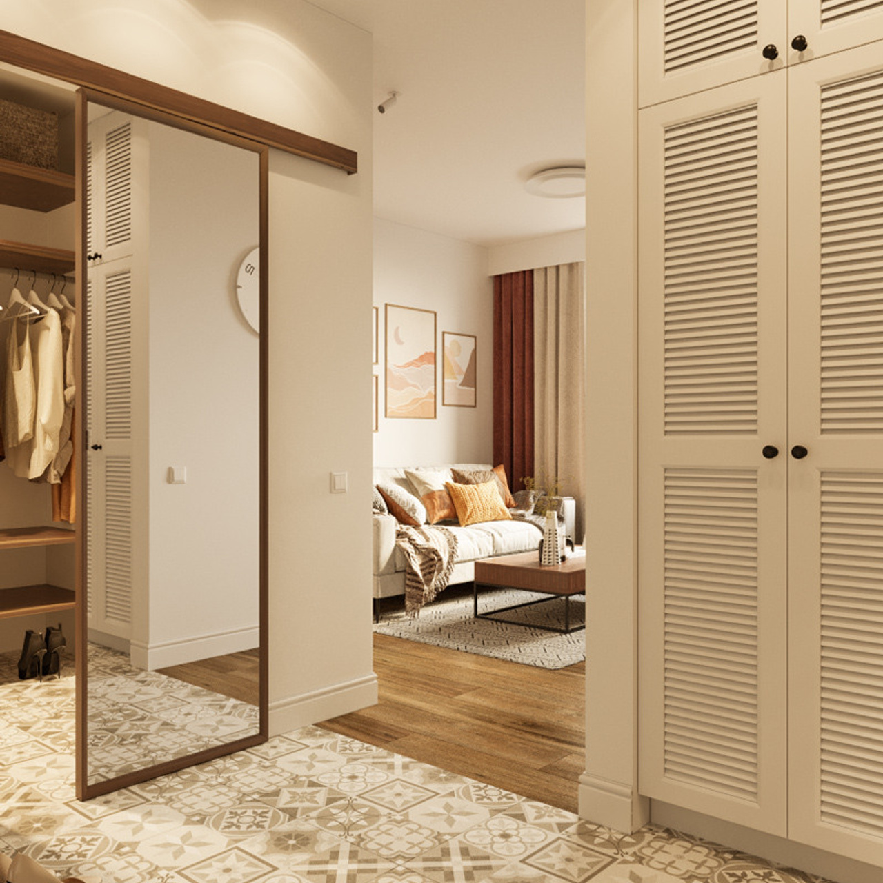 Квартира в Новой Москве, 52 м². Дизайн интерьера домов и квартир в Москве