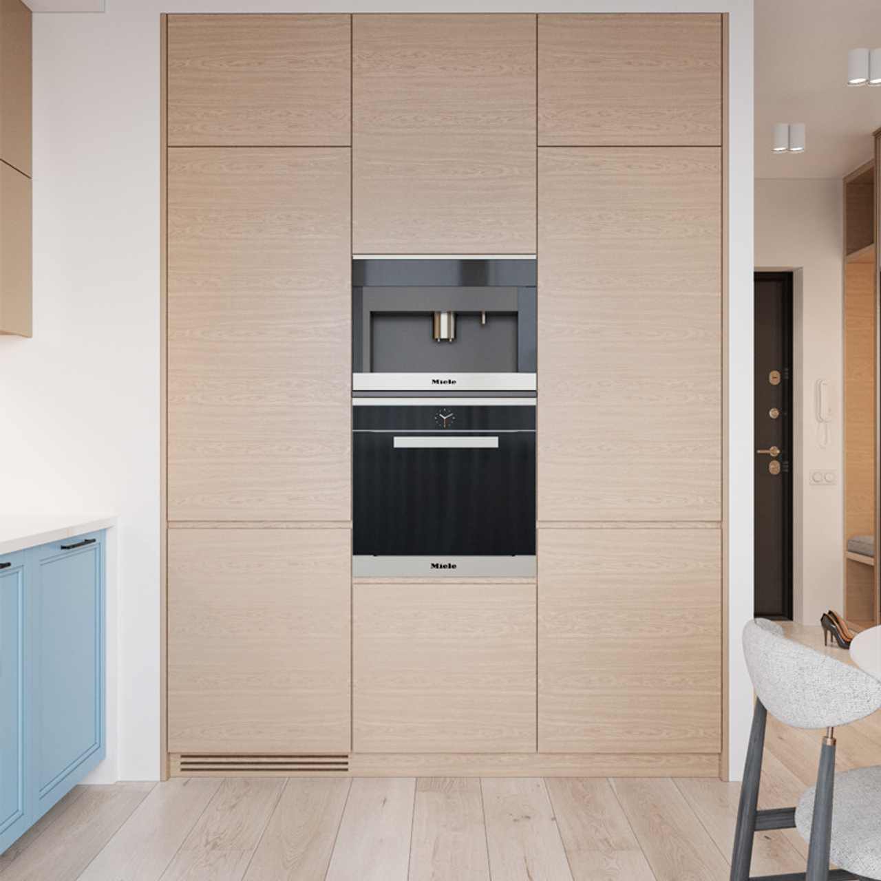 Квартира-студия на Ленинском проспекте, 45 м². Дизайн интерьера домов и квартир в Москве