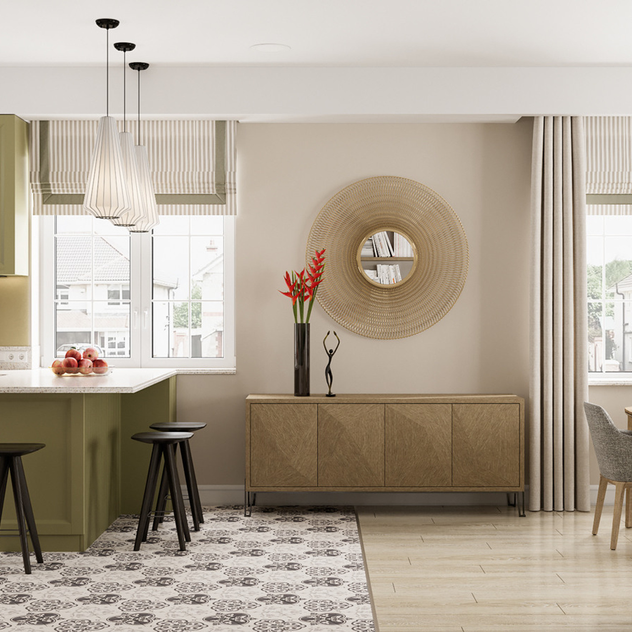 Дуплекс на Ленинградском шоссе, 154². Дизайн интерьера домов и квартир в Москве