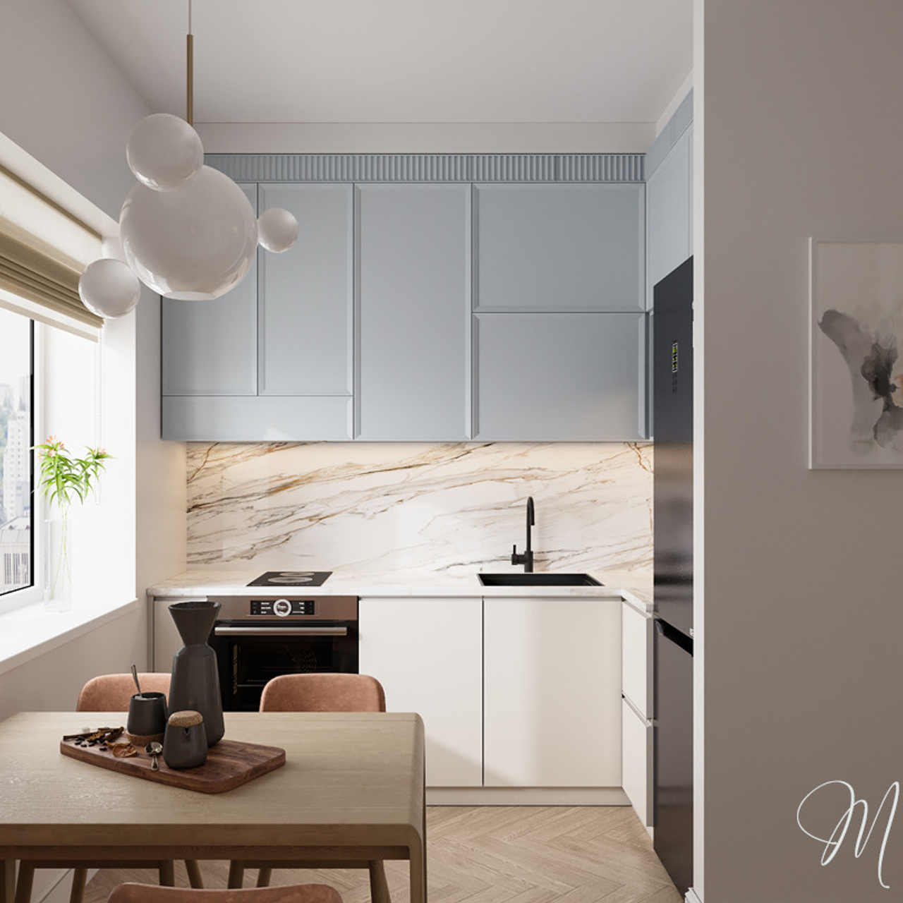 Квартира в Новой Москве, 48 м². Дизайн интерьера домов и квартир в Москве