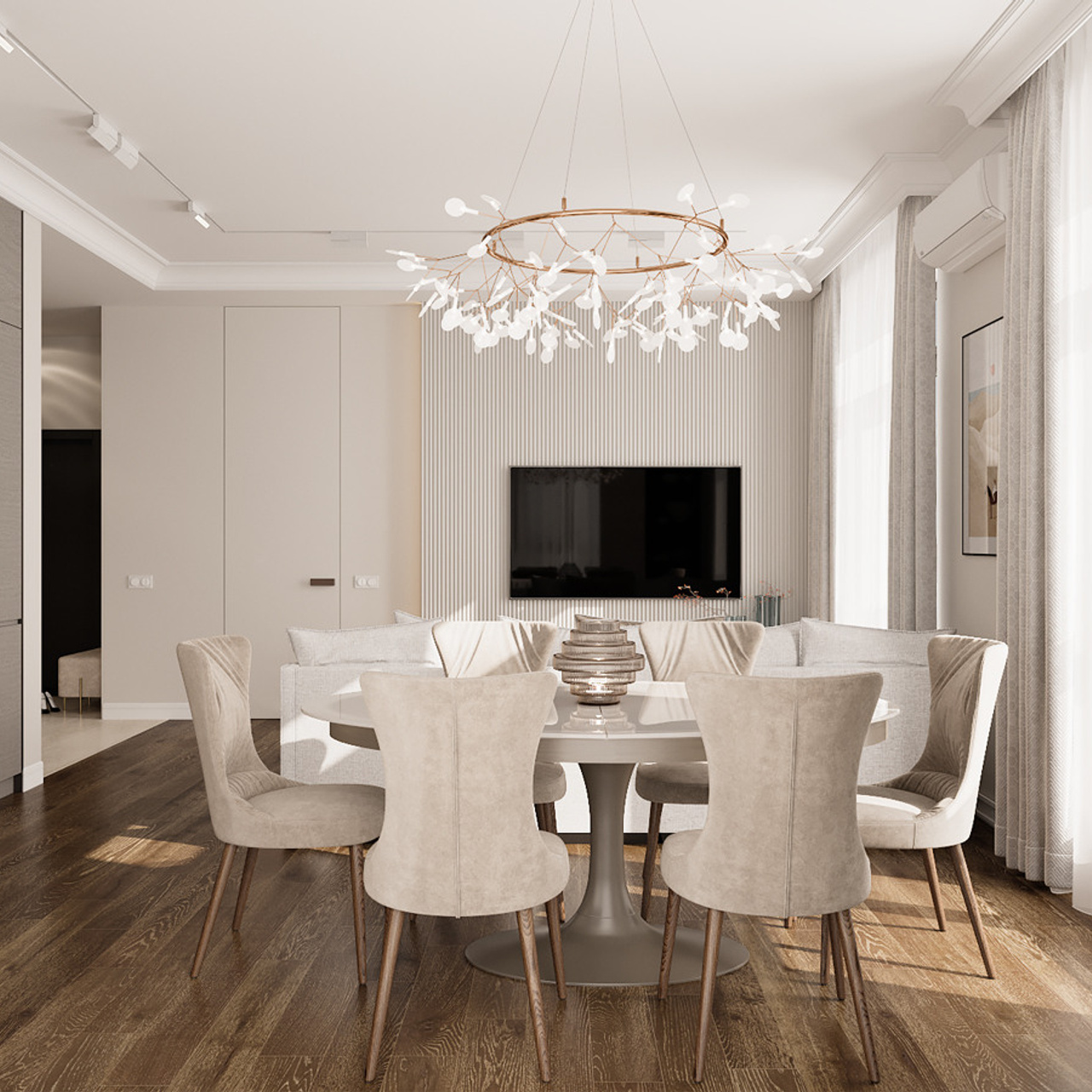 Квартира на Павелецкой, 92 м². Дизайн интерьера домов и квартир в Москве