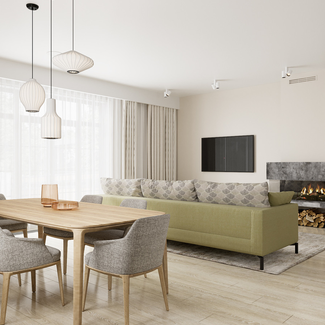 Дуплекс на Ленинградском шоссе, 154². Дизайн интерьера домов и квартир в Москве