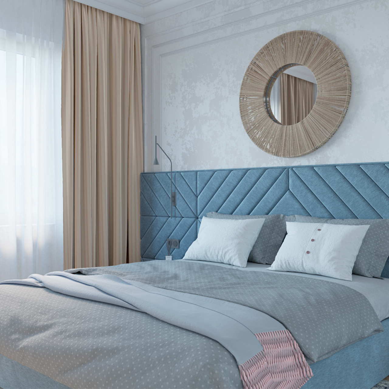 Квартира на Курьяновской набережной, 64 м². Дизайн интерьера домов и квартир в Москве